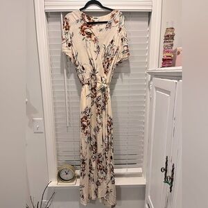 Off white floral dress